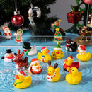 Christmas Rubber Duck 12 Pcs