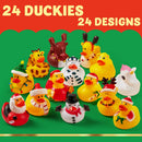 Christmas Rubber Ducks for Christmas Party Favor Gifts