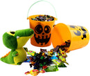 Halloween Pumpkin Face Bucket Set, 6 Pcs