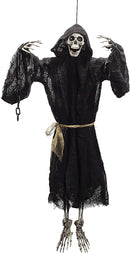 29.5in Hanging Kicking Black Monk