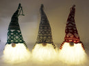 12in LED Christmas Gnome Ornaments , 3 Pcs