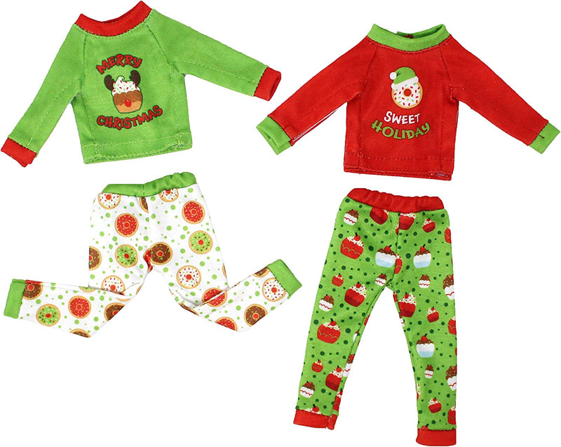 Christmas Sweaters Santa  Ugly Sweaters for Elf Doll