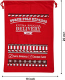 Large Gift Bags Santa Sacks, 3 Pack