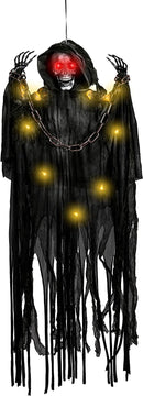 43in Light Up Hanging Reaper With Chain