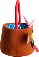 Halloween Bat Plush Bucket