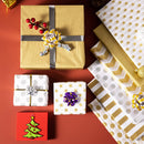 150 Piece Christmas Metallic Silver And Gold Tissue Paper