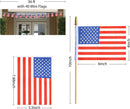 10in Stick Flags & 8in Flag Garlands, 14 Pcs