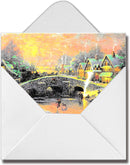 72 Pcs Snowy Town Greeting Cards