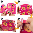 Halloween Cookie Boxes with Repetitive Patterns, 24 Pcs