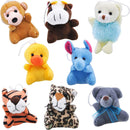24 Pack 3in Animal Plush Toys