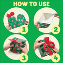3d Christmas Goody Gift Boxes With Bow, 24 Pcs