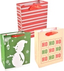 Christmas Assorted Gift Bags, 18 Pack