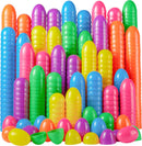 150Pcs Colorful Bright Plastic Easter Egg Shells 2.3in