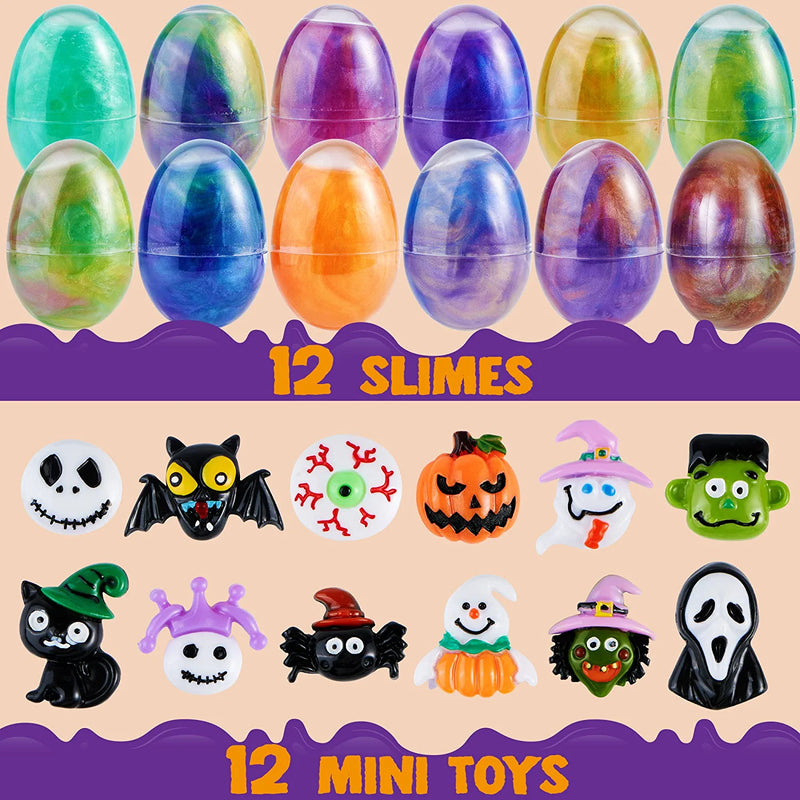 24 Slime Eggs with Toys