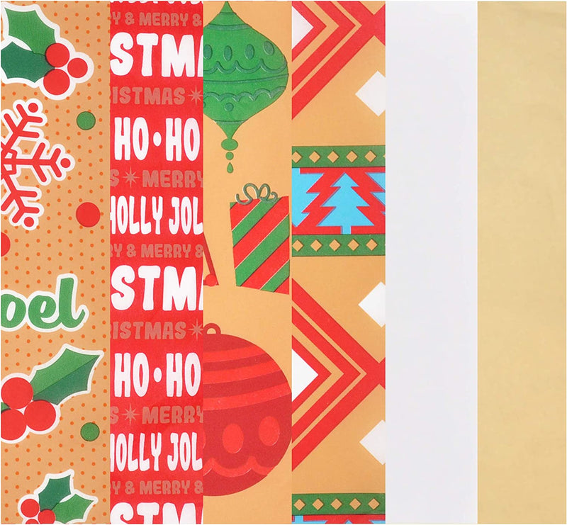 Christmas Tissue Paper Printed and Solid for Decoration and Wrapping