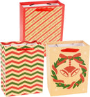 Christmas Assorted Gift Bags, 18 Pack