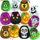 7.75in Halloween Drawstring Goody Bags, 72 Pcs