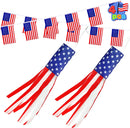 Flag Banners and Flag Windsocks, 4 Pcs