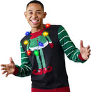 Light Up Bulb Necklace, 9 Pcs