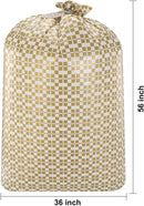 Holiday Golden Plastic Gift Bags