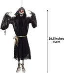 29.5in Hanging Kicking Black Monk