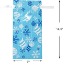 Christmas Drawstring Goodie Gift Bags, 36 Pcs