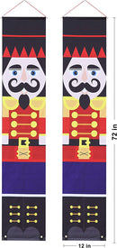 Christmas Nutcracker Hanging Door Banner