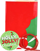3 Piece Jumbo Holiday Santa Gift Bag