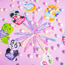 36Pcs Kids Valentines Cards with Mini Bubble Maker Wands-Classroom Exchange Gifts