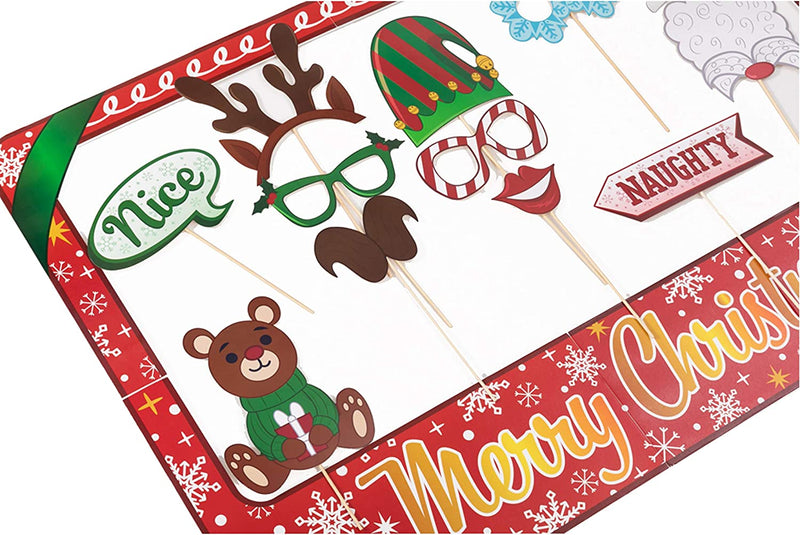 Christmas Photobooth Prop with Frame