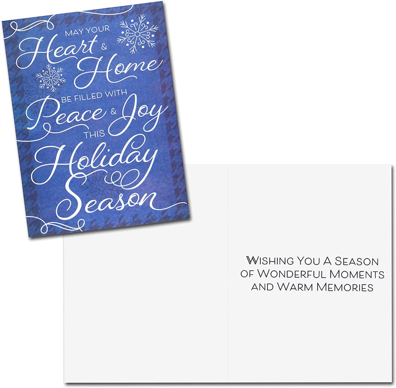 72 Christmas Elegant Lettering Greeting Cards
