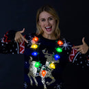 Light Up Bulb Necklace, 12 Pcs