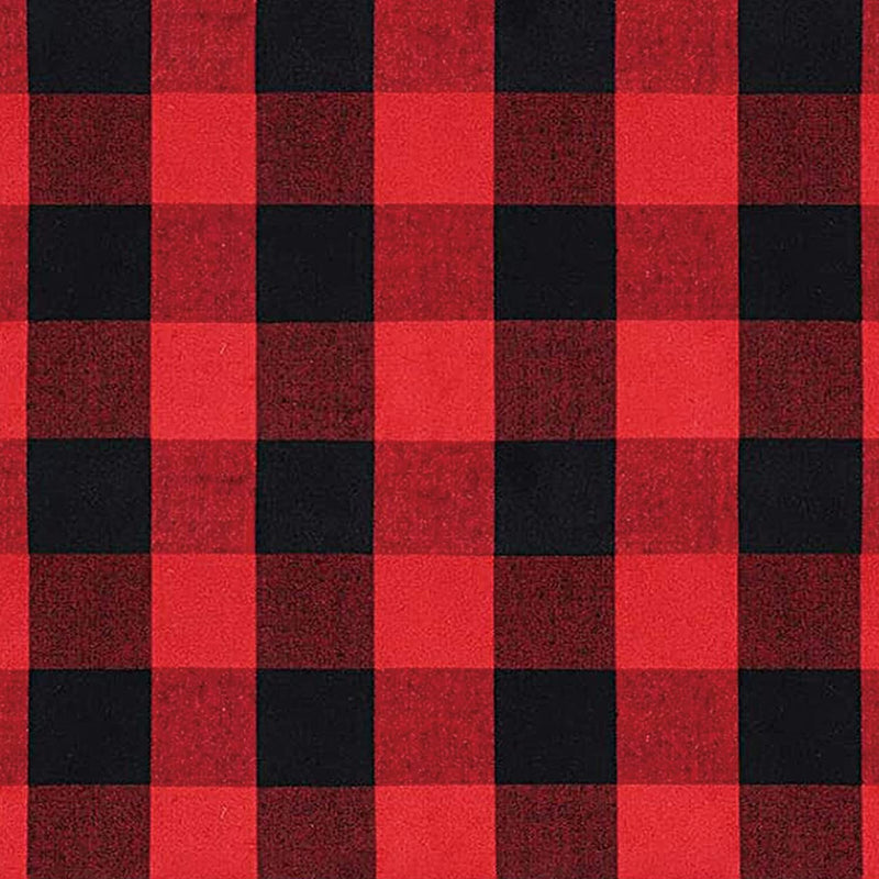 Christmas Table Runner Buffalo Check Classic 14x72in red & black