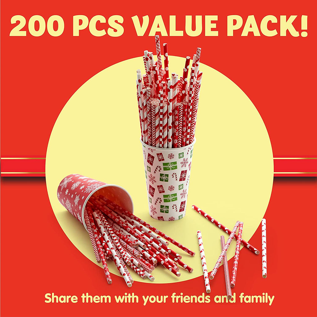 Take advantage of huge discounts on 200Pcs Paper Straws Christmas JOYIN .  Get the best deals on the most well-known items