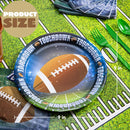72Pcs Football Themed Party Plates