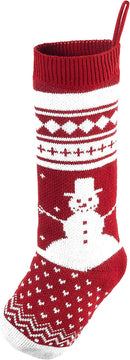 18in Knit Christmas Stockings, 6 Pack