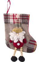12 Mini 3D Christmas Stockings