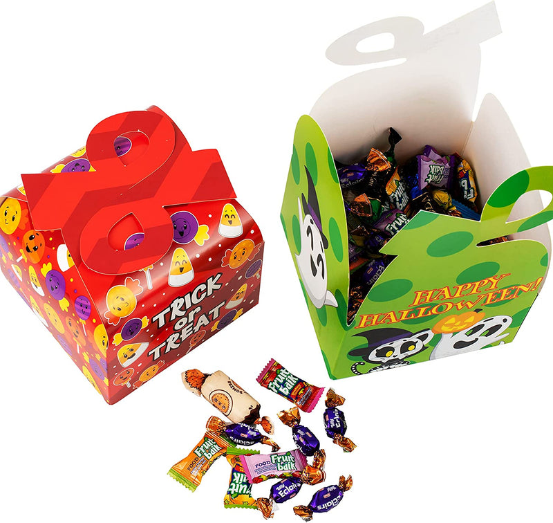 Halloween Goodie Gift Boxes with Bow, 36 Pcs