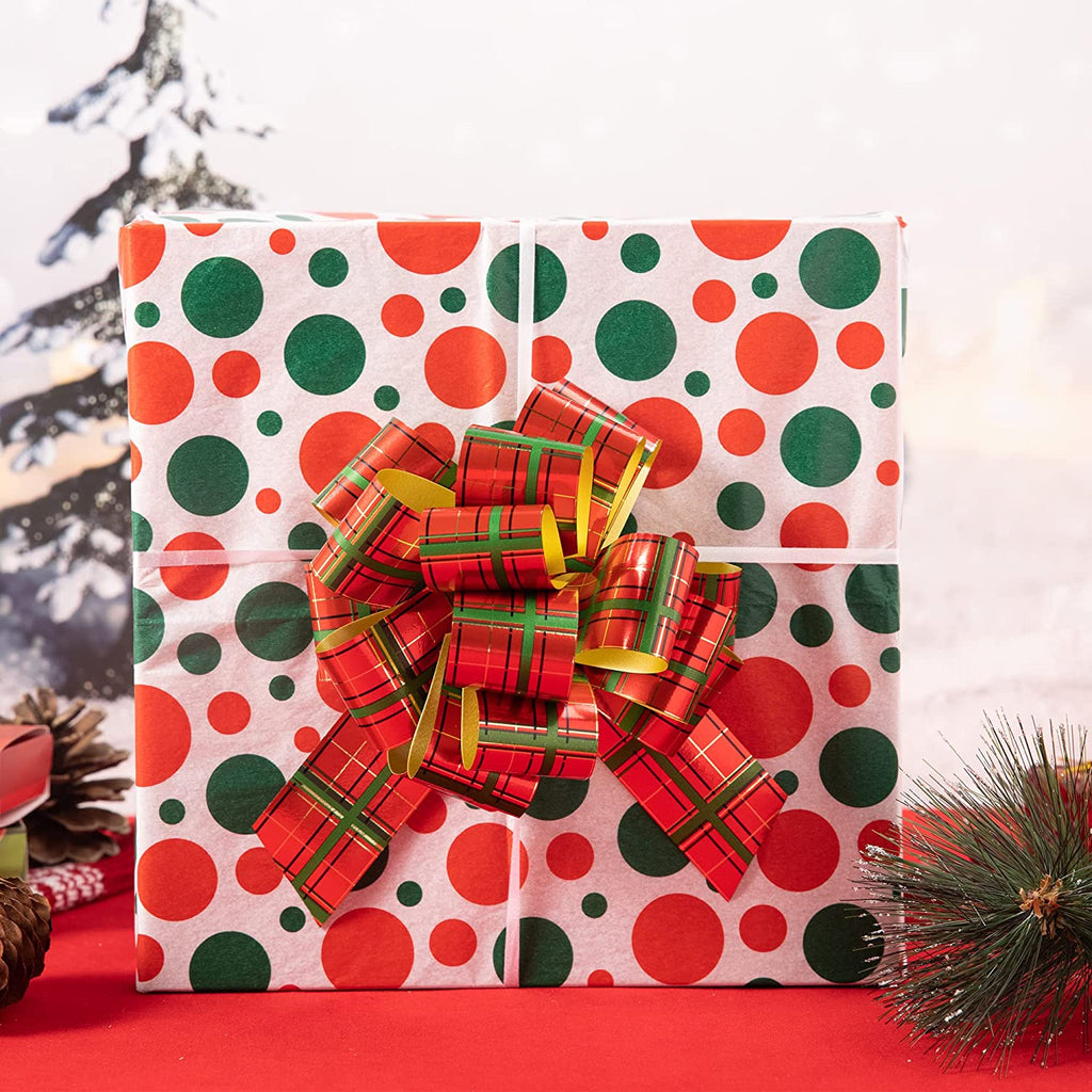 24Pcs Christmas Gift Wrap Ribbon