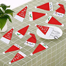 24 Piece Christmas Santa Hats Silverware