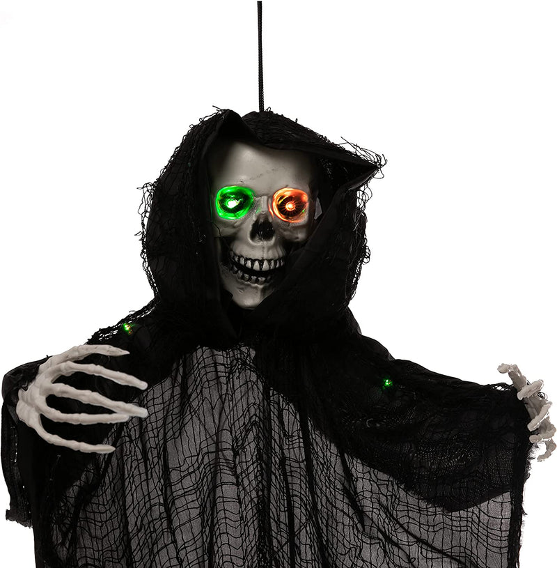 35" Light-up Hanging Grim Reaper
