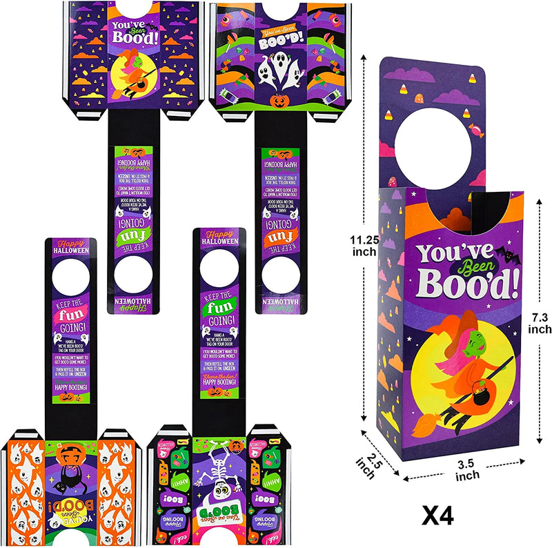 48 Cards & Strings, Halloween You've Been Booed Hanging Candy Box