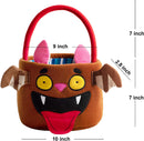 Halloween Bat Plush Bucket