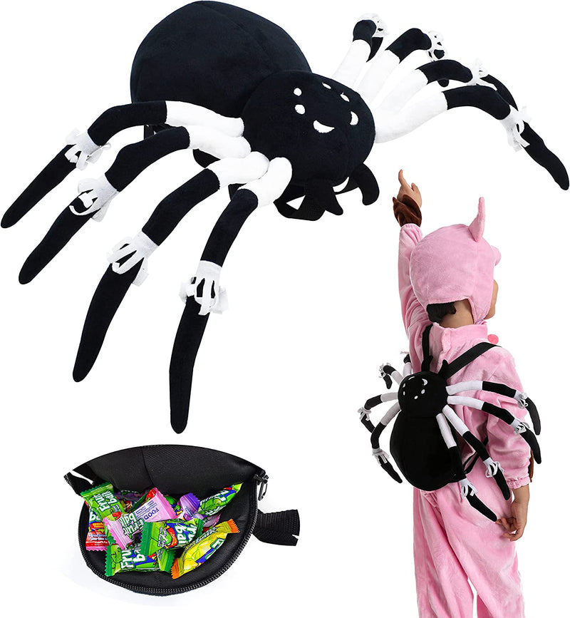 Large Halloween Plush Spider Backpack