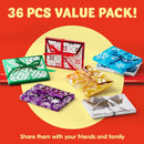 Christmas Gift Foil Wrapped Envelope Card Boxes