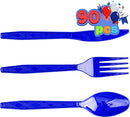 Party Supplies with Plastic Utensils, 180 Pcs