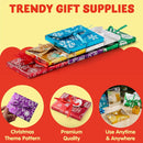 Christmas Gift Foil Wrapped Envelope Card Boxes