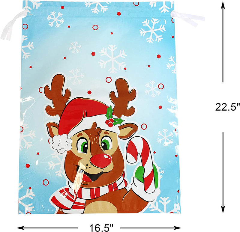 Christmas Drawstring Gift Bags, 36 pcs