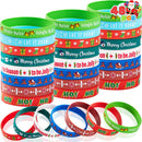 Silicone Bracelet in 12 Designs, 48 Pcs
