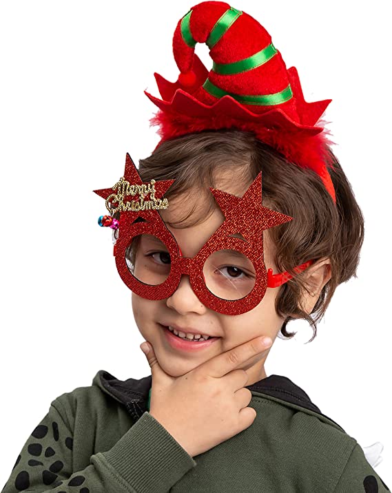 Christmas Headbands And Party Glasses Frames Bundle